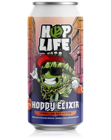 Hop Life Hoppy Elixir Sparkling Hop Water - 24x440ml