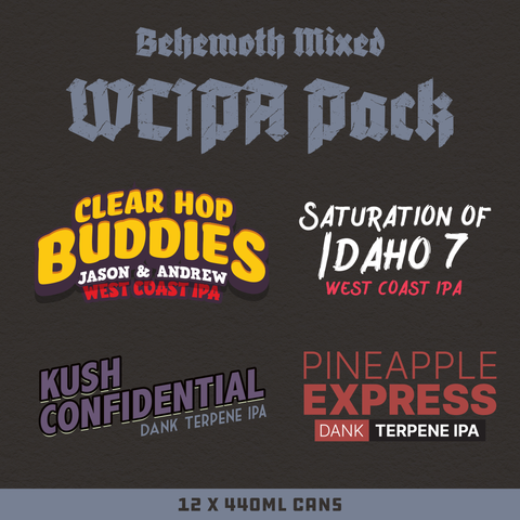 Behemoth Mixed WCIPA Pack  - 12x440ml