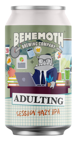 Adulting Session Hazy IPA - 4 x 6 330ml - ABV 4.5%