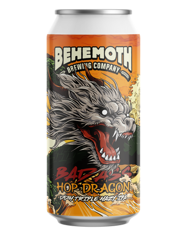 Bad Ass Hop Dragon : DDH Triple Hazy IPA - 12x440ml (10% ABV)