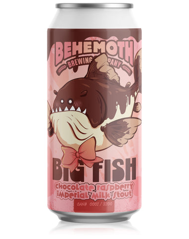 Big Fish : Chocolate Raspberry Imperial Milk Stout - 8% ABV