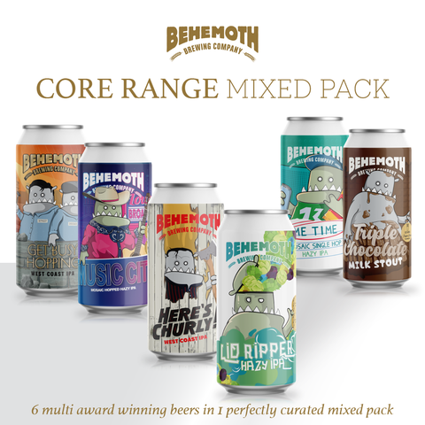 Behemoth Core Range 440ml - 6x440ml - ABV 5.5% - 6.9%