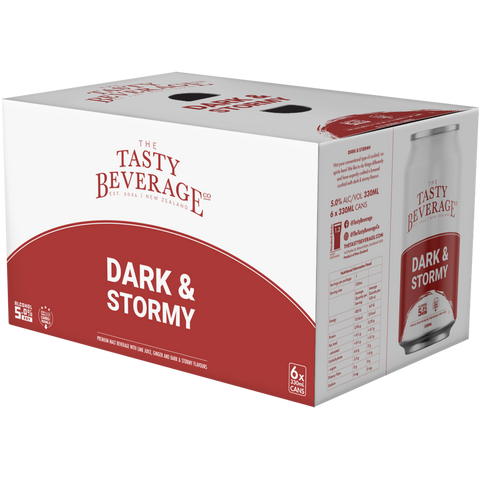 Tasty Beverage Company - Dark & Stormy - 24x330ml - 5% ABV