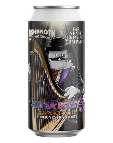 Behemoth Brewing Company & Far Yeast Collab - Extra Bossy - Japanese Coffee Foreign Extra Stout - 12x440ml 6.2% ABV