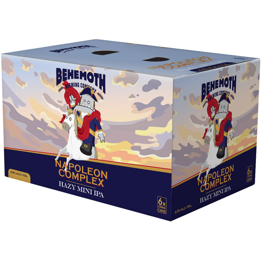 Napoleon Complex Mini Hazy IPA - 24x330ml - 2.5% ABV – Behemoth Brewing