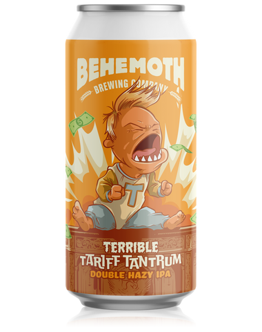 Terrible Tariff Tantrum - Double Hazy IPA - 8% ABV