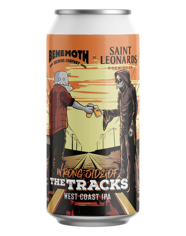 Behemoth Brewing Company & Saint Leonards Collab - Wrong Side of the Tracks - West Coast IPA  - 12x440ml - 6.9% ABV