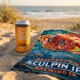 Ballast Point Pineapple Sculpin IPA & Beach Towel Bundle